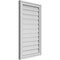 Ekena Millwork Vertical Surface Mount PVC Gable Vent: Functional, w/ 2"W x 1-1/2"P Brickmould Frame, 20"W x 34"H GVPVE20X3402SF - alternate 5